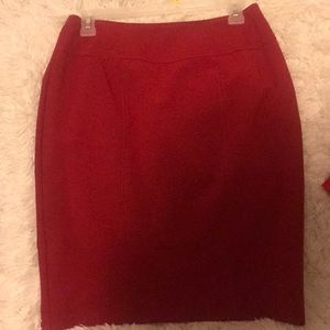 Cute Red Business Skirt